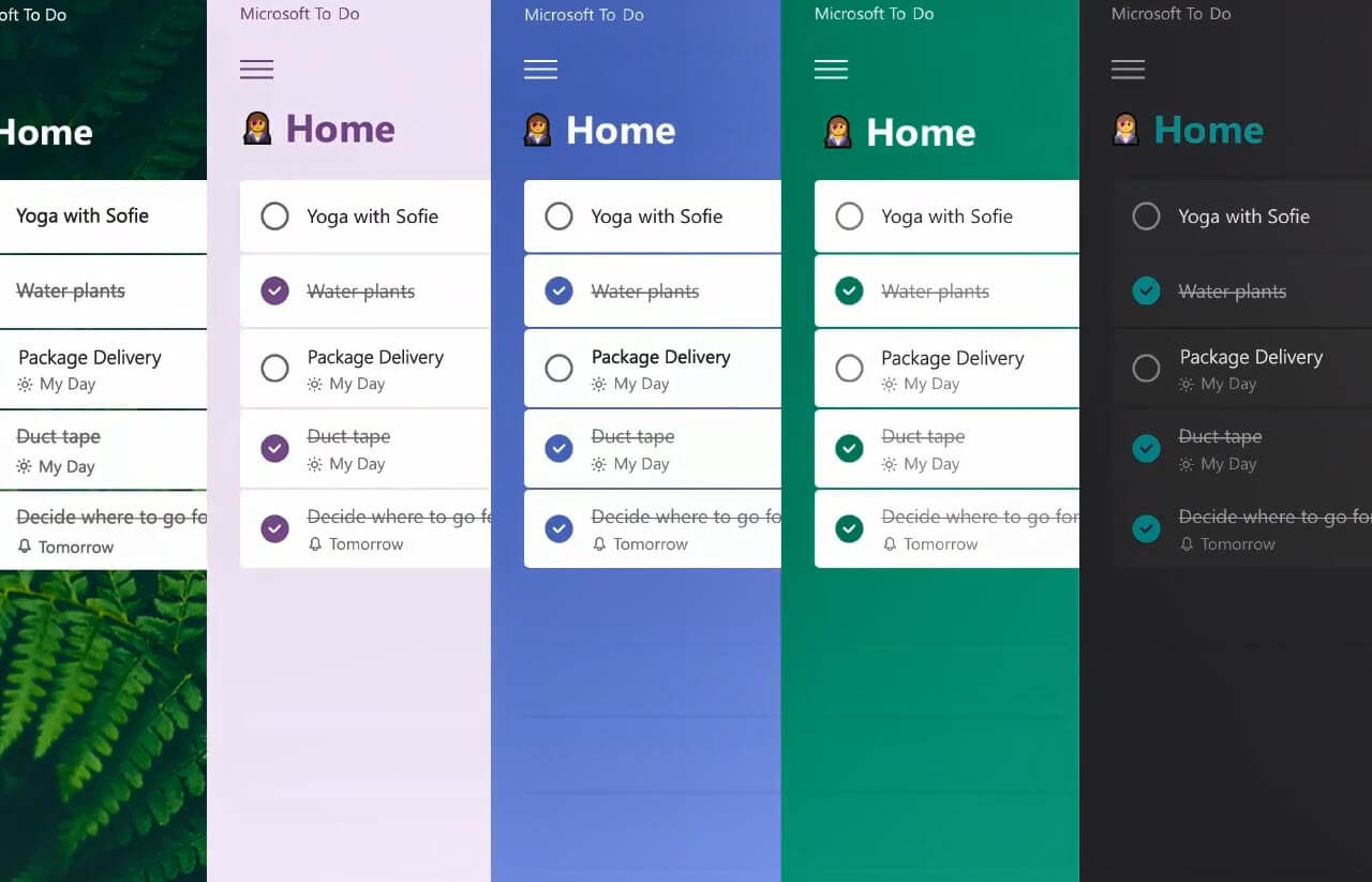 Microsoft To Do 테마