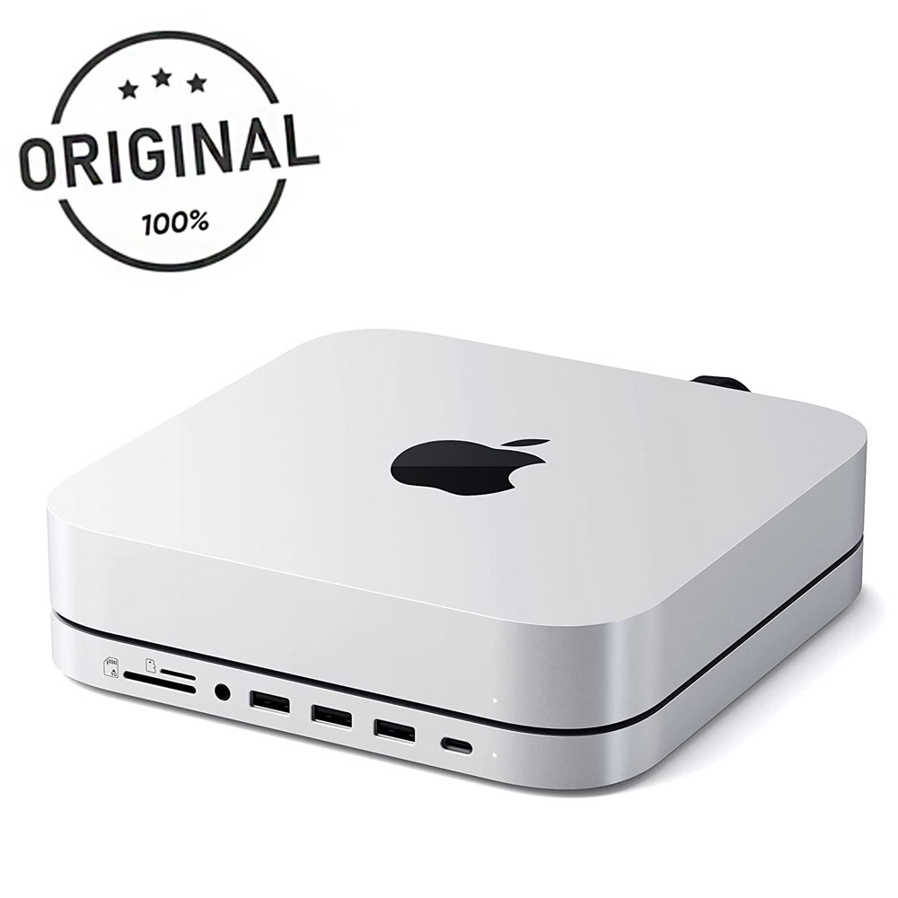 2020 M1 Mac Mini 애플 맥미니 전용 사테치 SSD Type-C 스탠드 및 허브