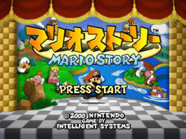  NINTENDO 64 - 마리오 스토리 (Mario Story) 액션 RPG 게임 파일 다운