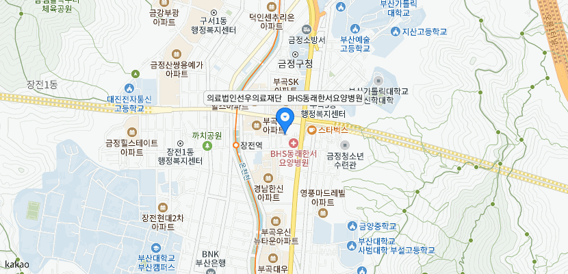 BHS 동래한서요양병원 위치