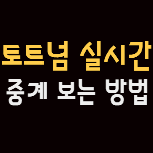 토트넘 실시간 중계 보는 방법 토트넘 실시간 중계 보는 방법