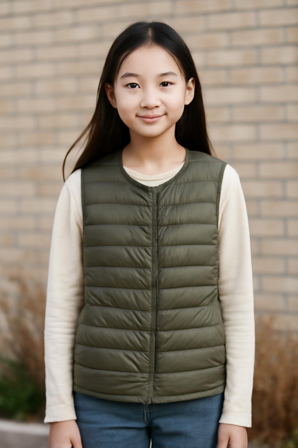 중학생 경량패딩 조끼