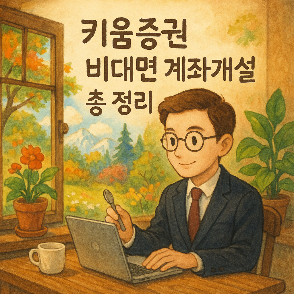 키움증권 비대면 계좌개설 방법 및 업무시간 총 정리