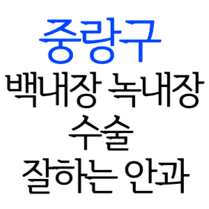 서울 중랑구 백내장 녹내장 수술잘하는곳 안과 병원 추천 후기 수술 가격 비용 비교 치료 증상 좋은음식 수술 후 주의사항 알아보기