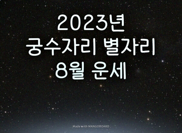 2023년-궁수자리-별자리-운세
