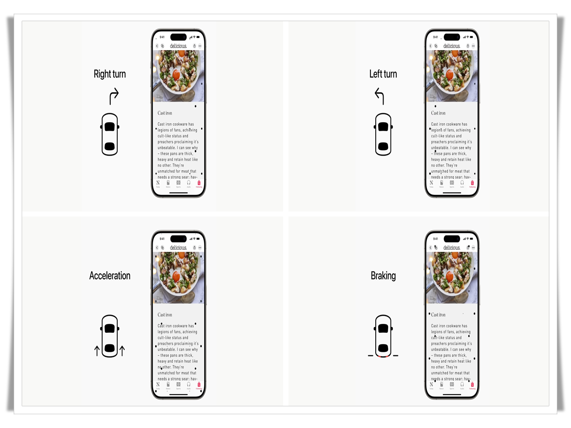 iOS 18 신기능 - 차량모션신호