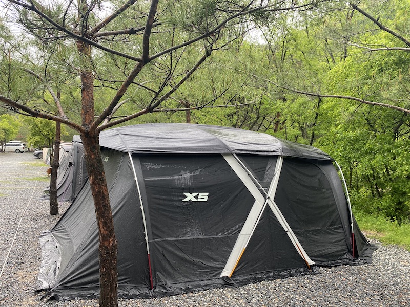 카즈미x5 텐트 풍경4