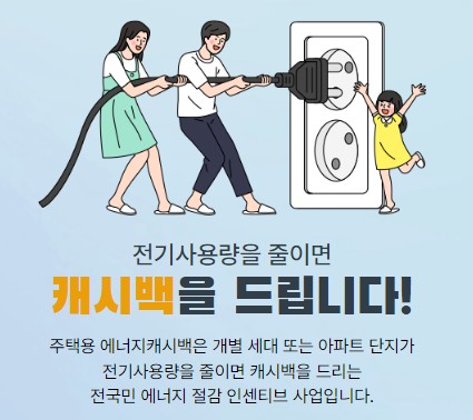  한전 에너지 캐시백 아껴쓰면 매월 현금으로 돌려받는다
