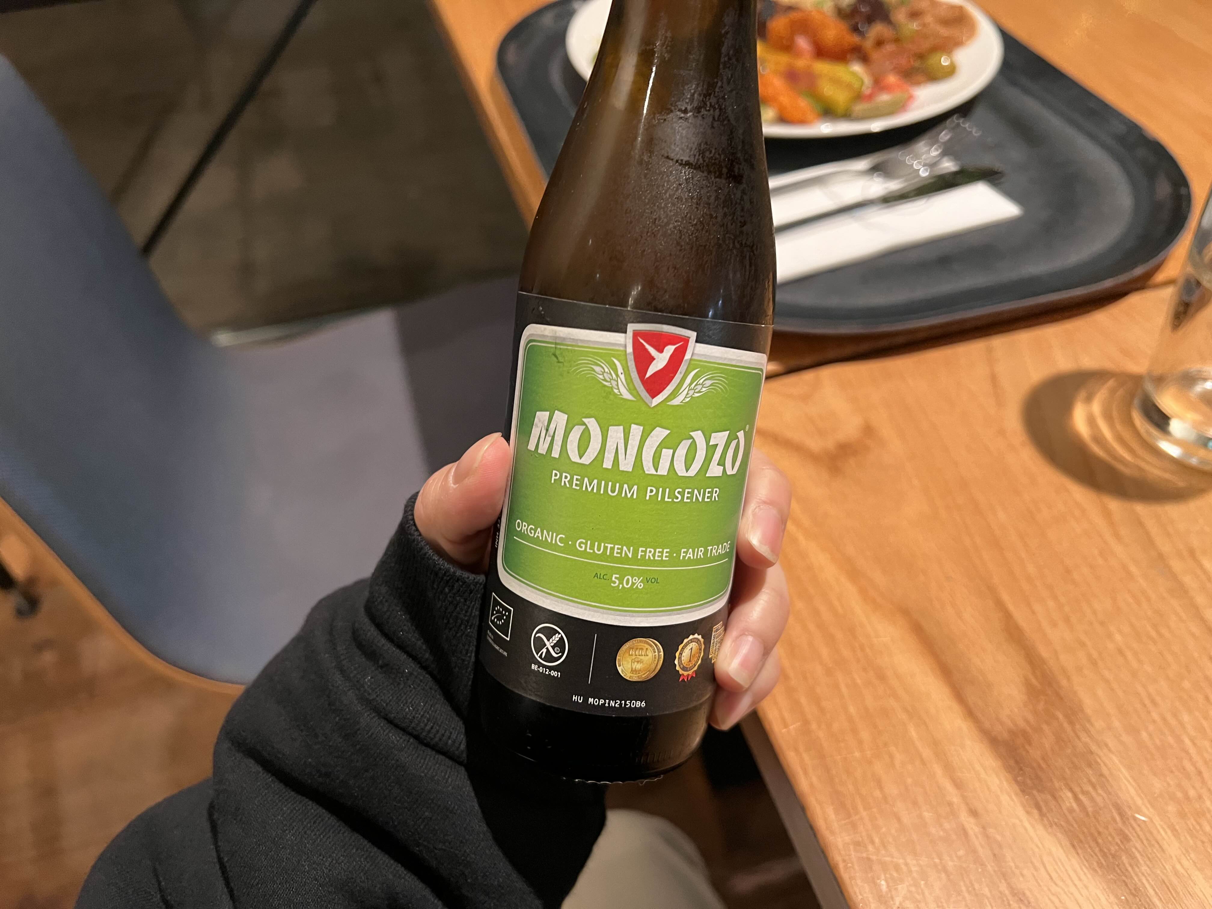 비건 맥주 Mongozo 앞면