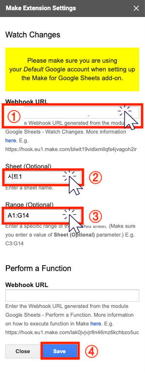 Make Webhook 설정