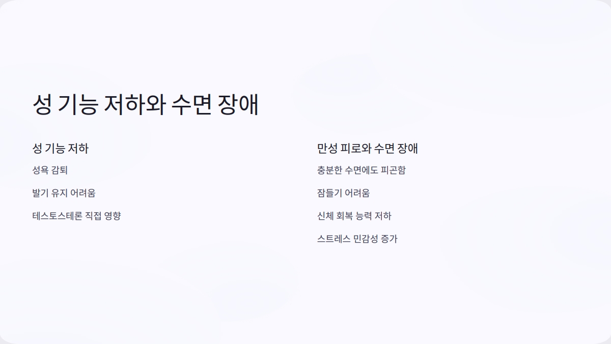 남자 갱년기 증상