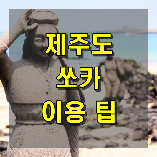 제주도 쏘카 이용 팁