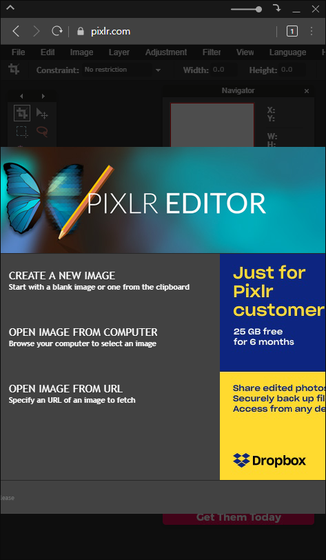  인터넷 포토샵 사이트 pixlr.com