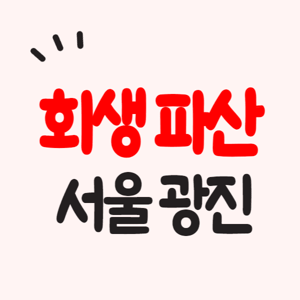 서울 광진구 개인회생 파산 전문 변호사/법무사 추천 잘하는 곳 무료상담 신청방법 자격조회 탕감율