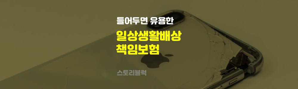  일상생활배상책임 보험 / 누수 보상, 차 긁었을때, 남의핸드폰깨뜨렸을때 등