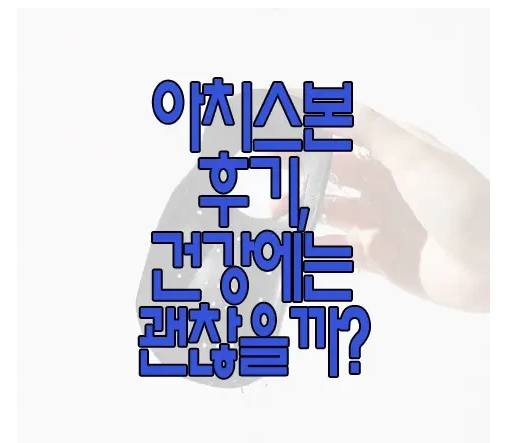 아치스본에 관한 글 보러 가기 링크 사진