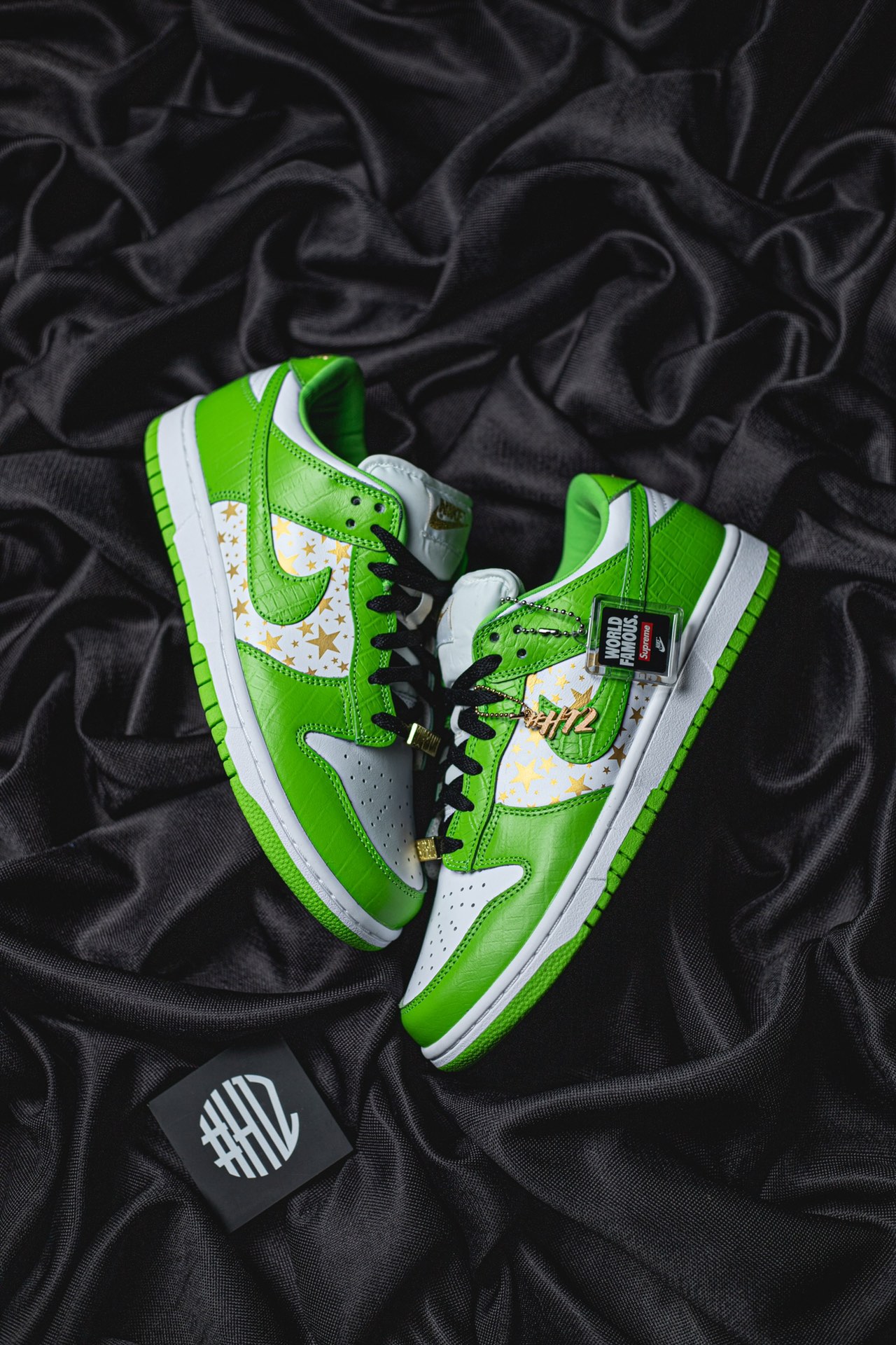  [NIKE x SUPREME] H12 나이키 X 슈프림 SB 덩크 로우 민 그린 MEAN GREEN DH3228-101