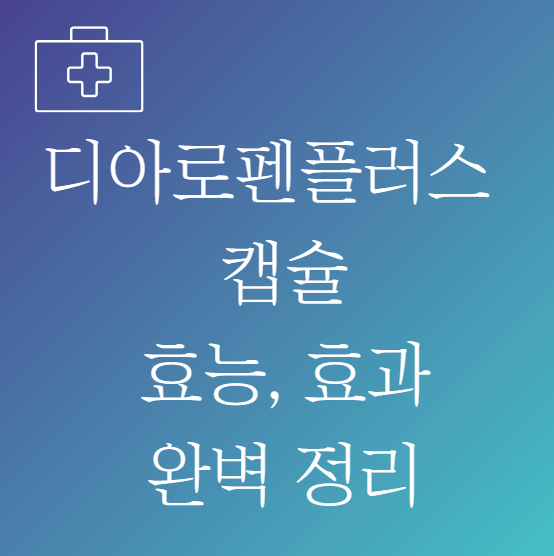 디아로펜플러스 캡슐