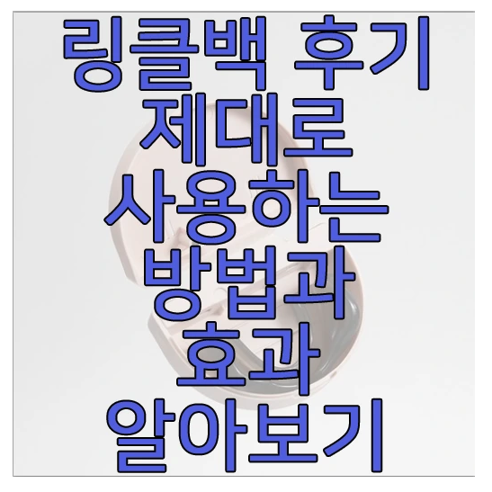 링클백에 관한 글 보러 가기 링크 사진