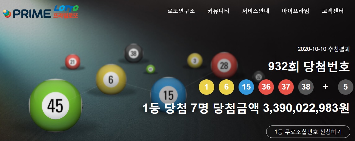  로또 933회 예상번호 로또 932회 당첨번호 당첨장소 알아보아요.