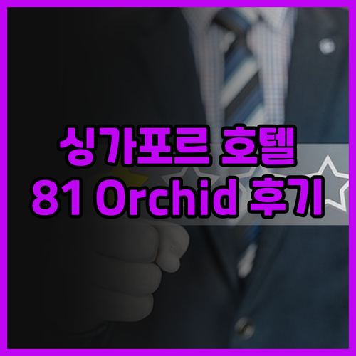 가성비 싱가포르 호텔 찾기 Hotel