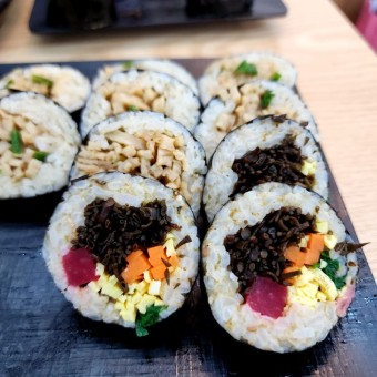 배말 보말 칼국수 김밥