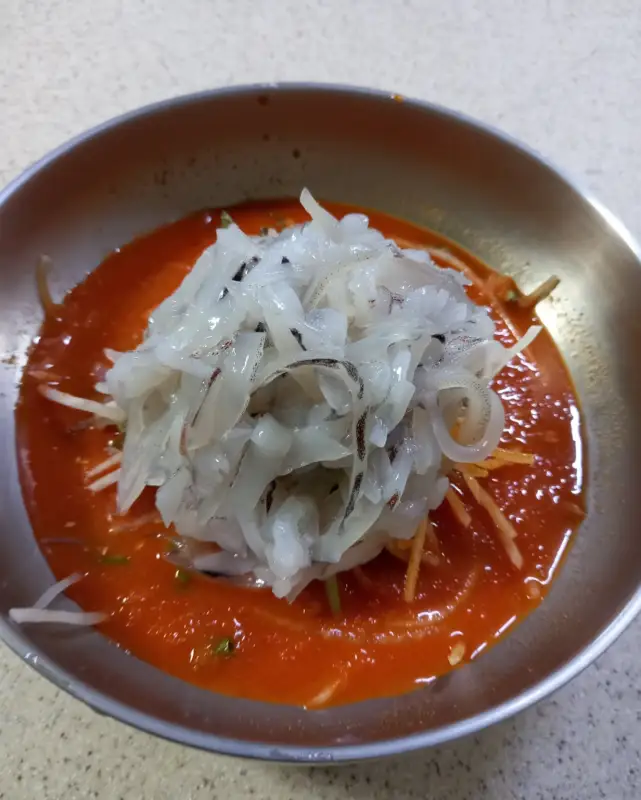 완도회식당-오징어물회