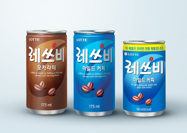 레쓰비 마일드 캔커피, 175ml, 120개