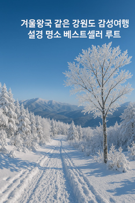 겨울왕국 같은 강원도 감성여행