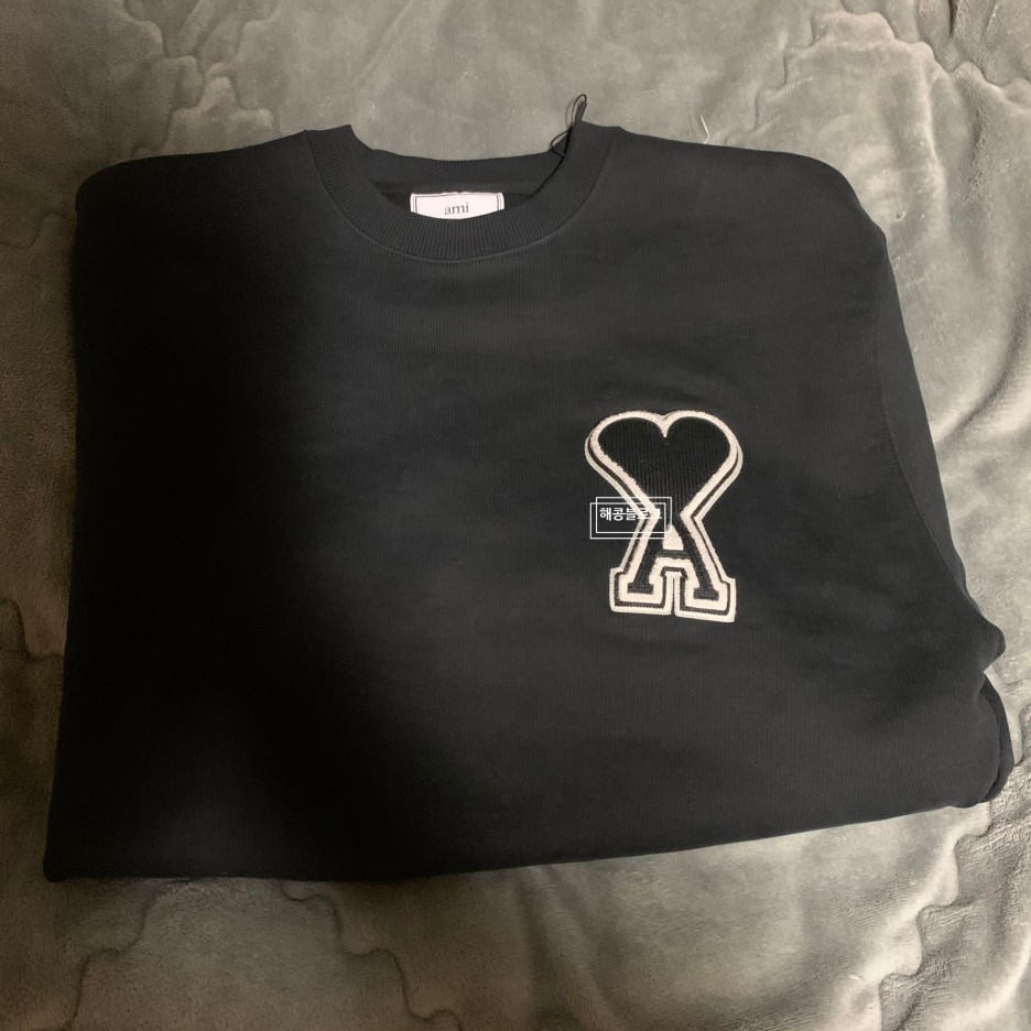  아미 빅하트 맨투맨 사이즈팁(내돈내산,ami 빅하트 맨투맨(여성,남성))