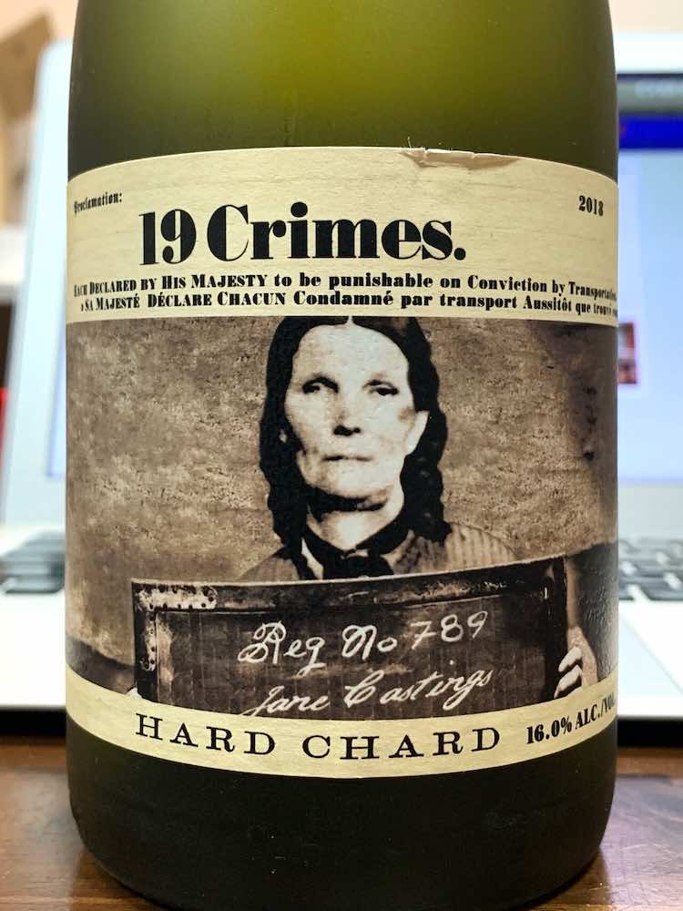 19 Crimes Hard Chardonnay 2018