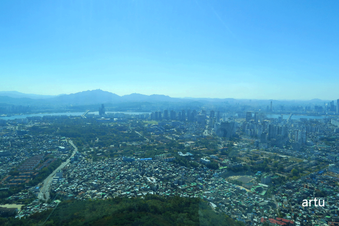 서울타워 전망대 뷰 1
