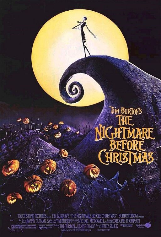 Tim Burton&#39;s The Nightmare Before Christmas poster