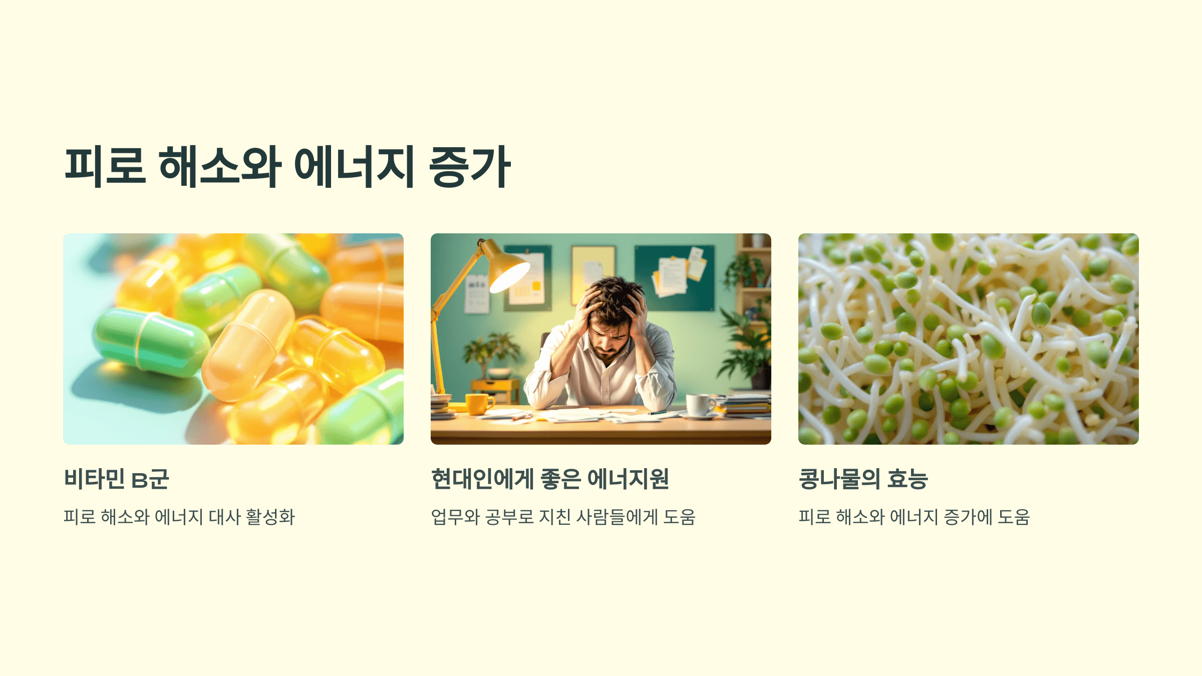 콩나물 사진입니다.