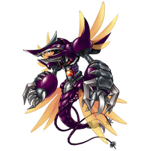 [디지몬도감] 타일런트 컵 테리몬 タイラントカブテリモン TYRANTKABUTERIMON TYRANTKABUTERIMON