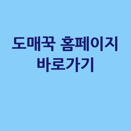도매꾹 홈페이지 바로가기: 할인 상품 찾기!