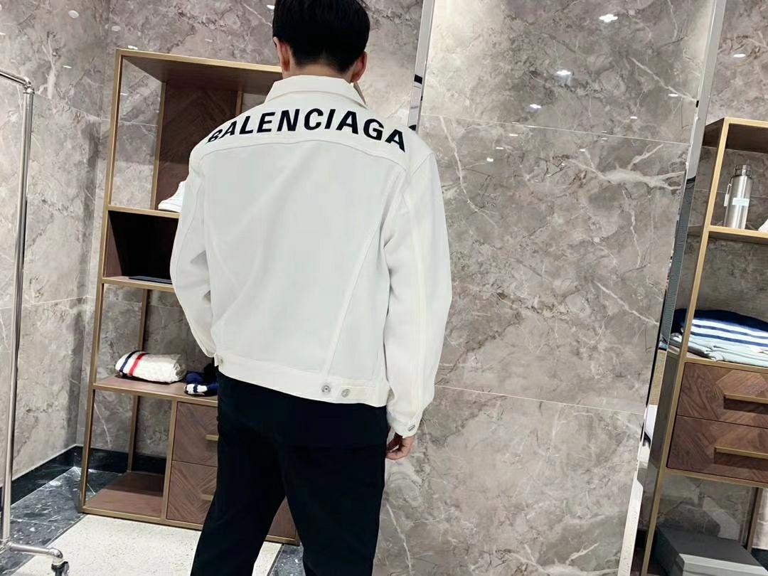  [BALENCIAGA] 발렌시아가 로고 데님 자켓 571322 TDW04 9765