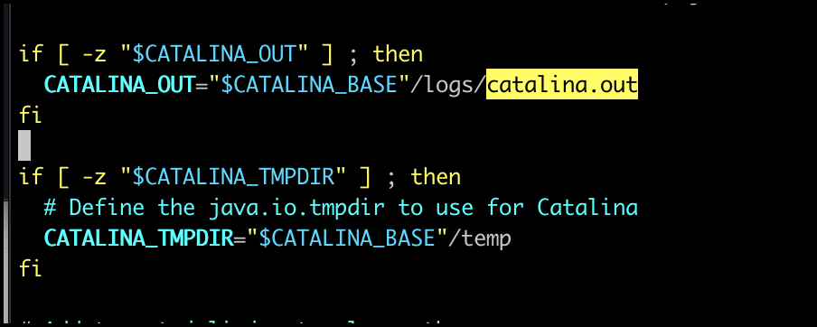  [Tomcat] 로그설정 catalina.out 초기화