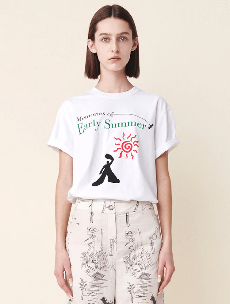  런닝맨 (605회) 송지효 티셔츠 _ 기준 Early Summer 반팔티셔츠 (송지효 패션)