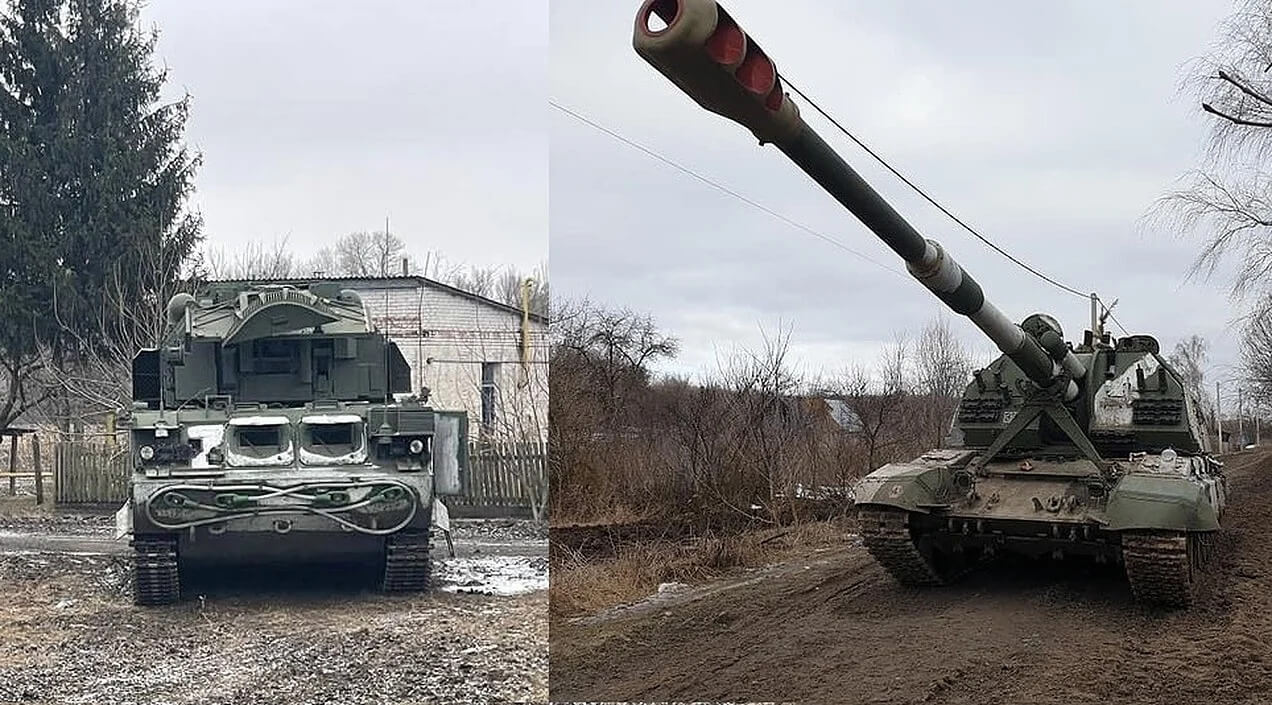 Russian tank capture by Ukrainian forces