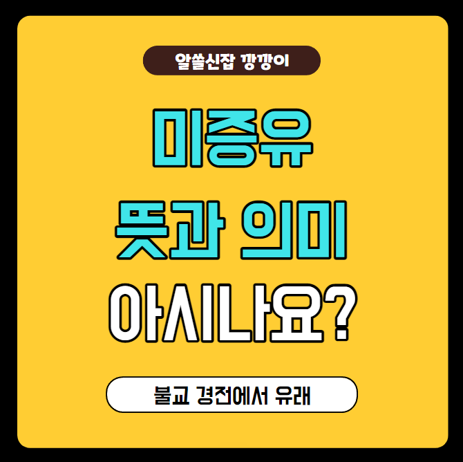  미증유 뜻과 의미를 아시나요? 금감원장의 한마디!
