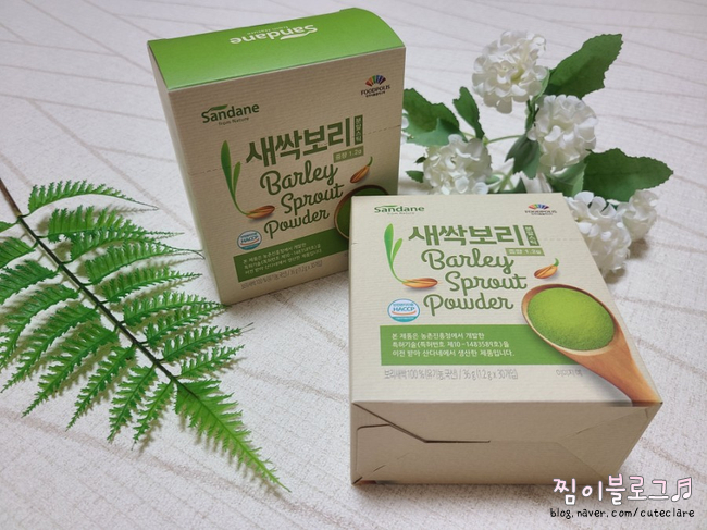 남편하고 같이 먹어요! 사다 4분말스틱 새싹보리 분말 국내산 유기농 찾아서 14