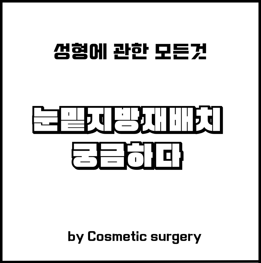 눈밑지방재배치 이미지