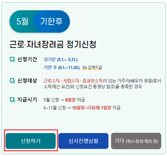 2024근로장려금금액