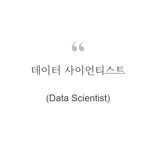  데이터 사이언티스트(Data Scientist)란?