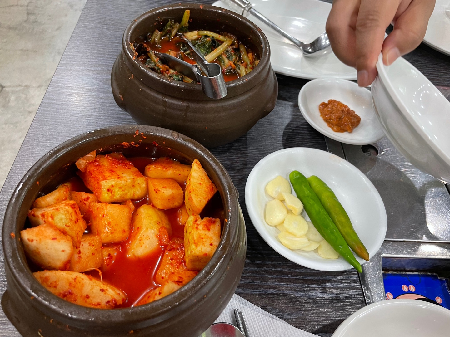 일미집 기본 반찬