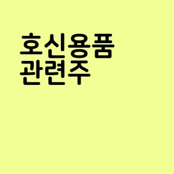 호신용품 대장주 관련주 TOP5 총정리_5