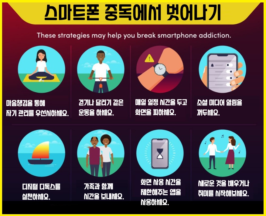 스마트폰 중독 벗어나기
