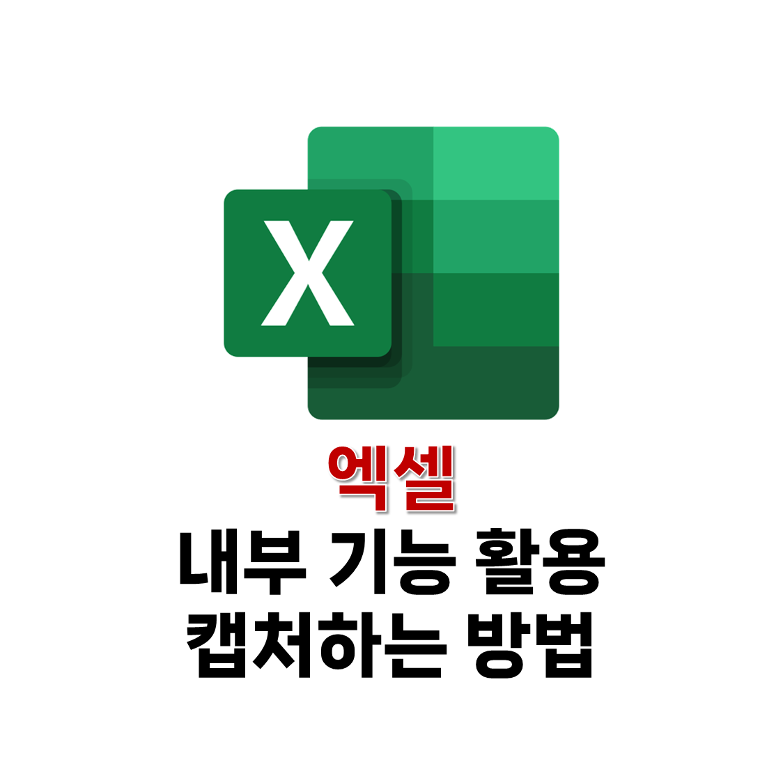엑셀 캡처하는 방법