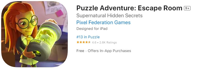 Puzzle Adventure: Escape Room